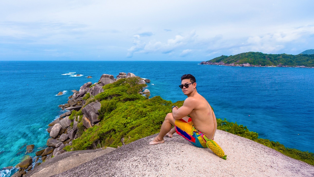Similan Islands speedboat tour from Phuket with Love Andaman, featuring clear waters and vibrant marine life.