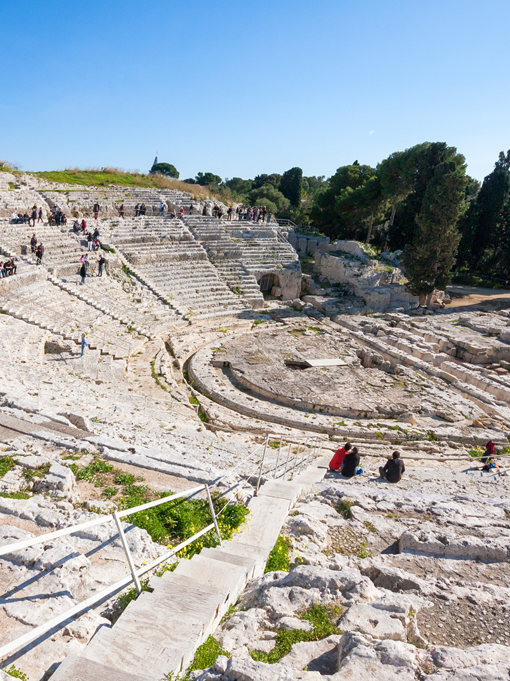 Park archeologiczny Neapolis - grecki teatr w Syrakuzach