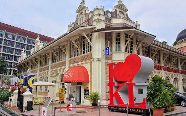 Kuala Lumpur City Gallery with iconic "I Love KL" sign on half-day city tour.