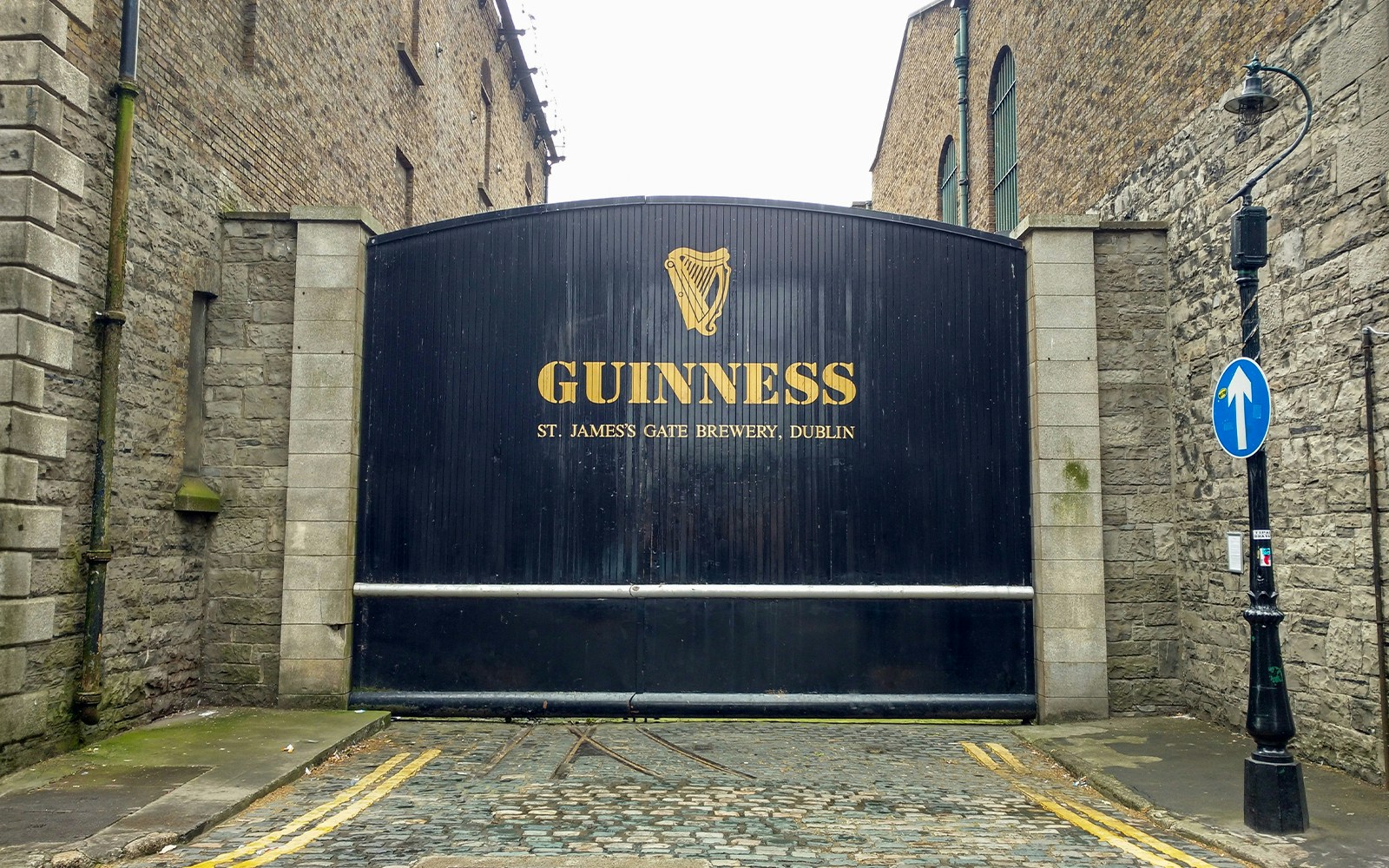 Guinness Storehouse gate in Dublin