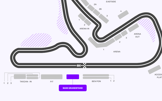 tribune circuit Zandvoort