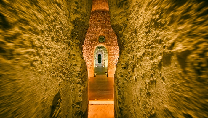 Over 400 miles of underground tunnels