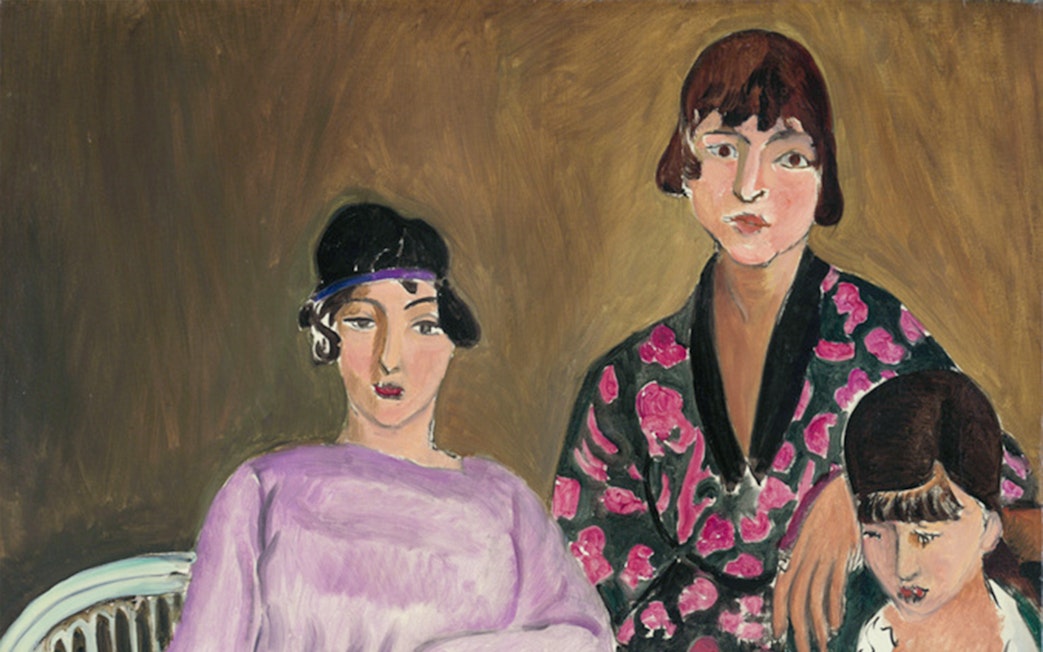 Les Trois Soeurs painting by Henri Matisse in the Orangerie Museum, Paris.