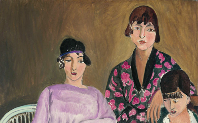 Les Trois Soeurs painting by Henri Matisse in the Orangerie Museum, Paris.