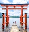 Hakone Shrine & Floating Torii on Lake Ashi