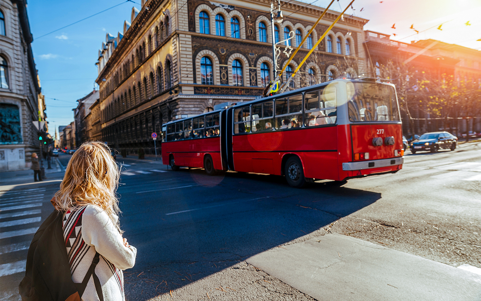 trolleybus in budapest