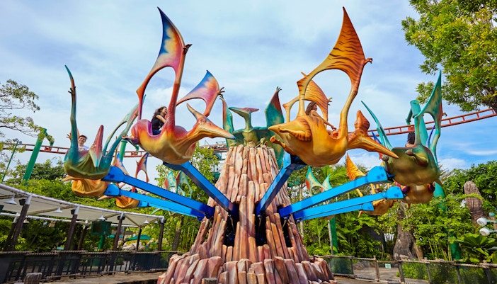 Dino-Soarin ride Universal Studios, Singapore