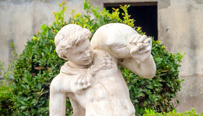 Satyrs pouring water