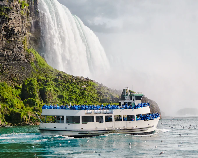 From Toronto: Niagara Falls Day Tour with Hornblower Cruise & Round-Trip Transportation