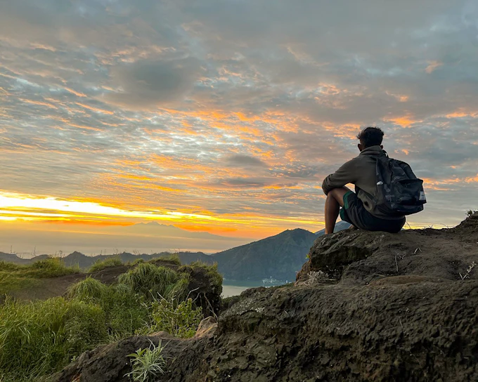 Mount Batur Sunrise Tour by Trek/Jeep with Natural Hot Springs & Hotel Transfers