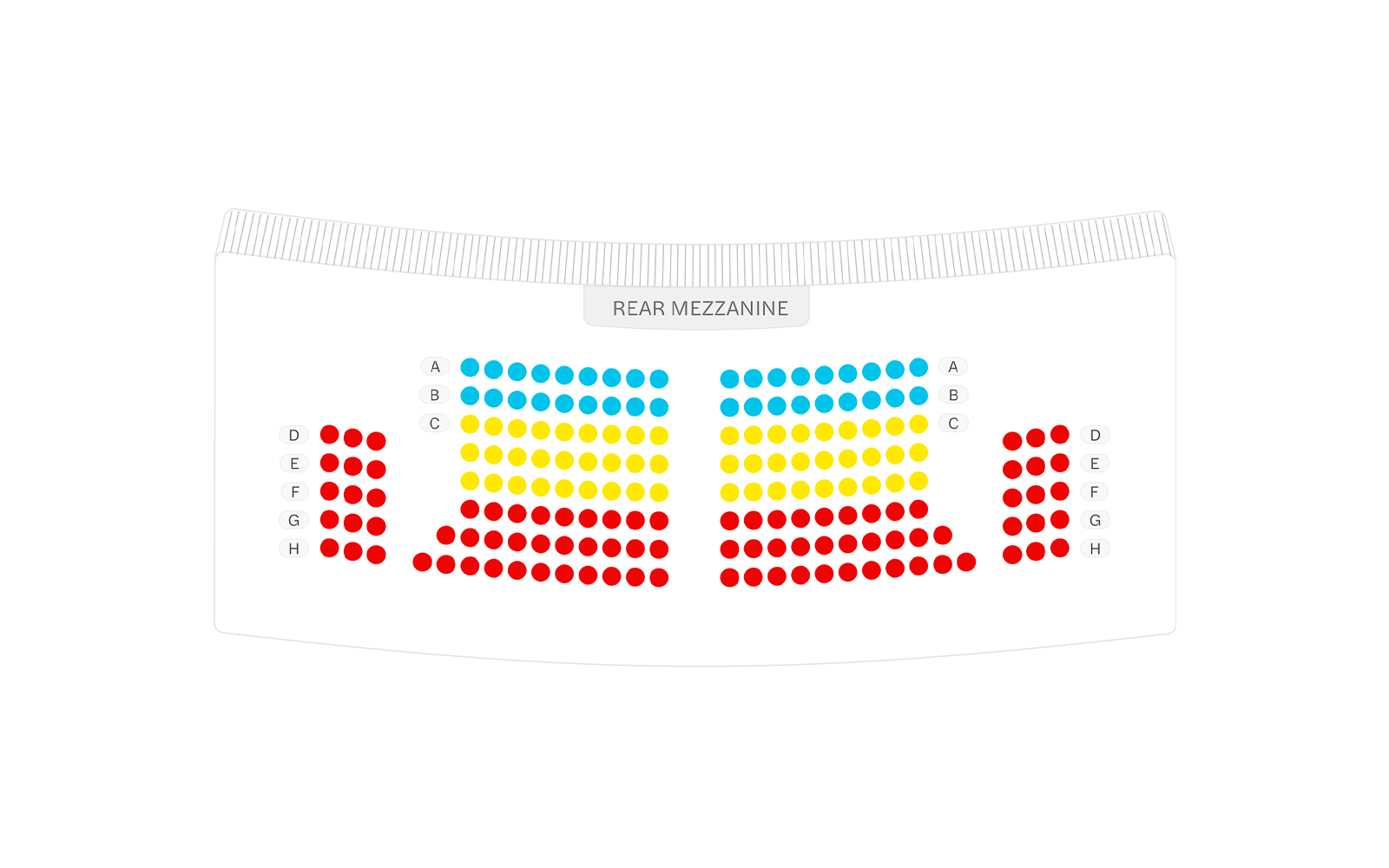 John Golden Theater Rear Mezzanine