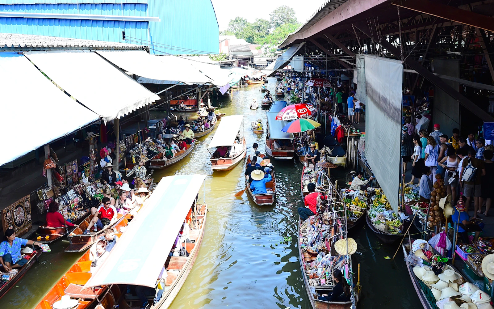 From Bangkok: Maeklong Railway Market, Damnoen Saduak Floating Market & Ayutthaya Small-Group Tour Image 2