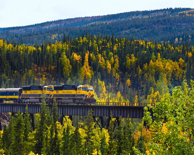 Alaska Railroad: Denali to/from Fairbanks One Way & Round Trip Train Tickets