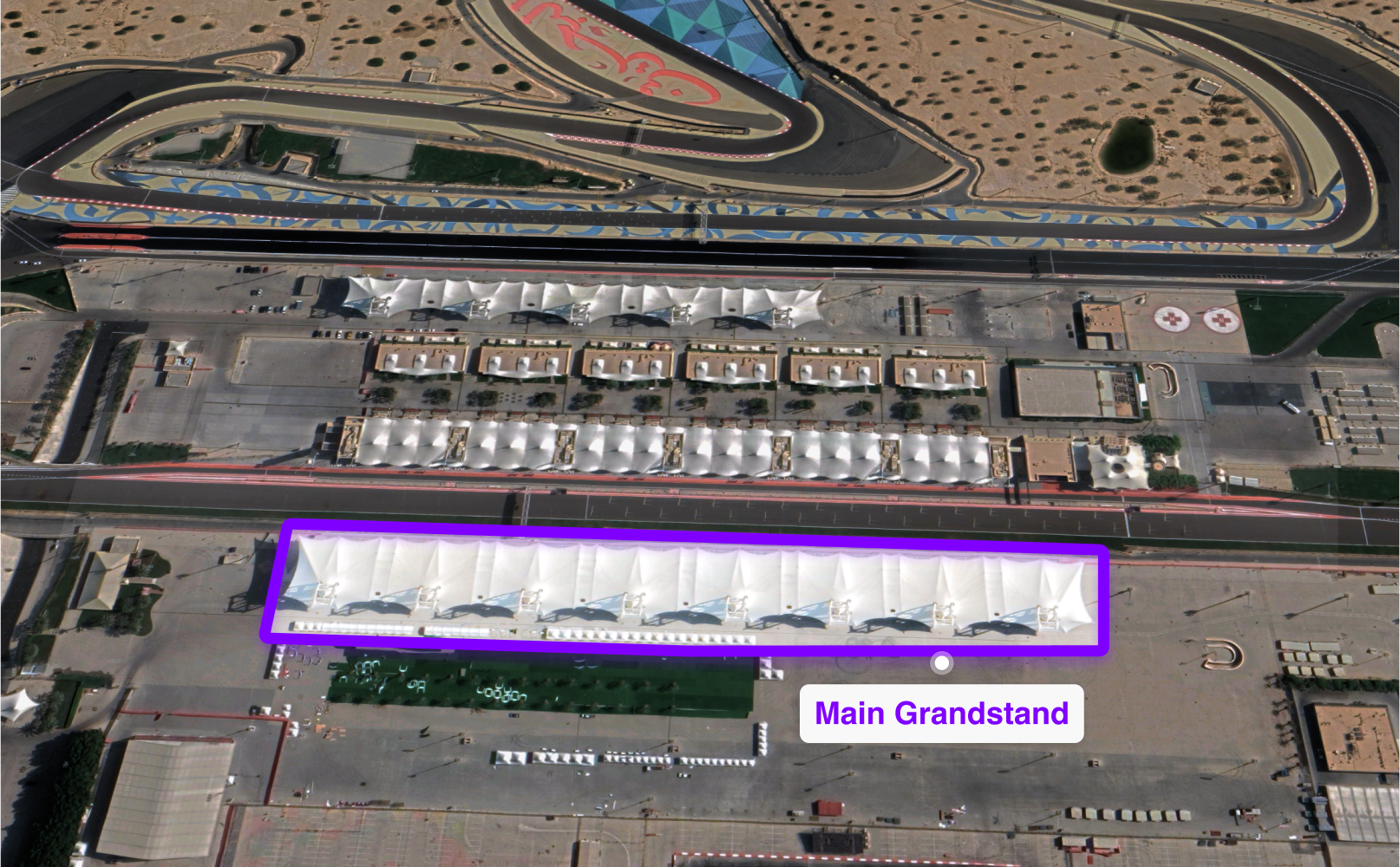 Bahrain GP Grandstands 