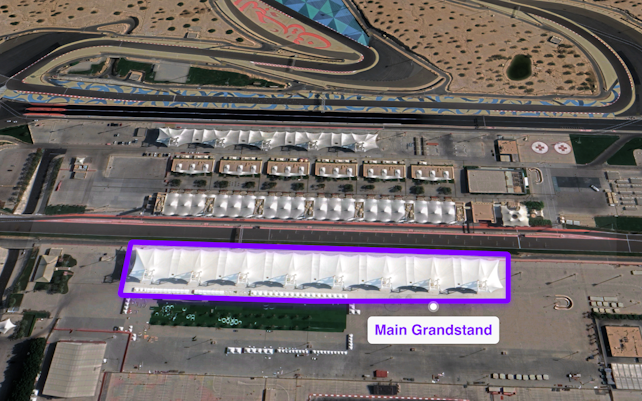 Bahrain GP Grandstands