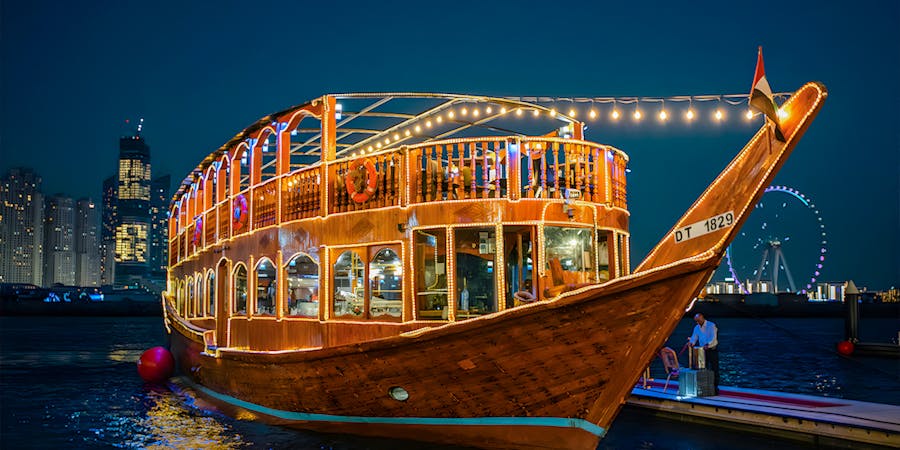 Dhow cruise in Dubai