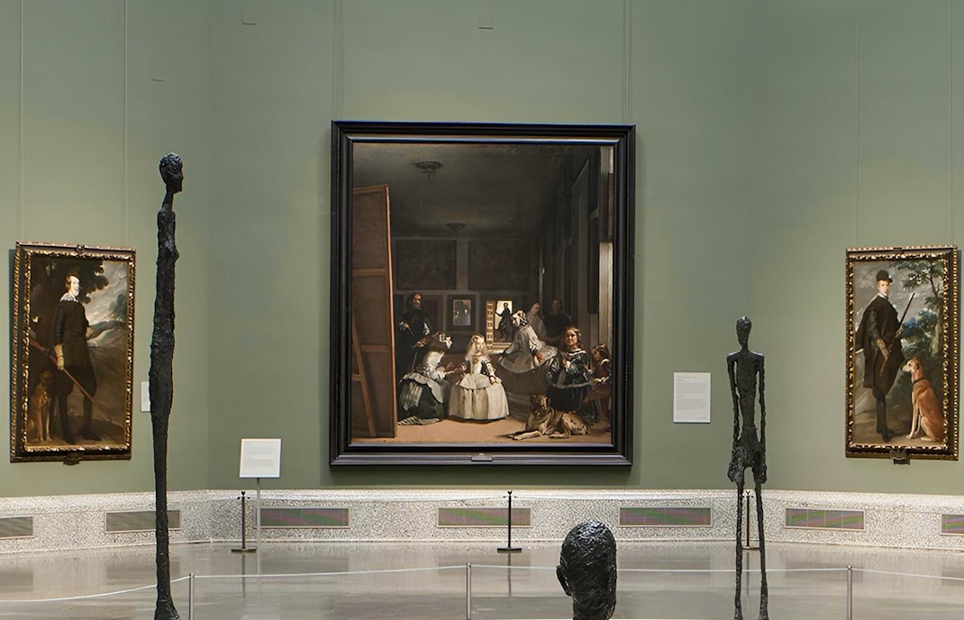 Las Meninas painting displayed at Prado Museum, Madrid.