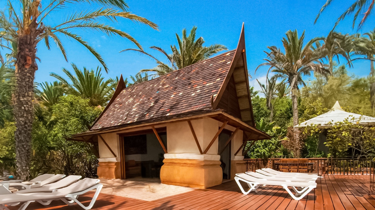 VIP cabanas at siam park