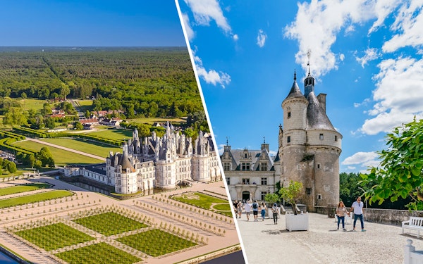 Combo: Chambord + 2 Loire Valley Castles
