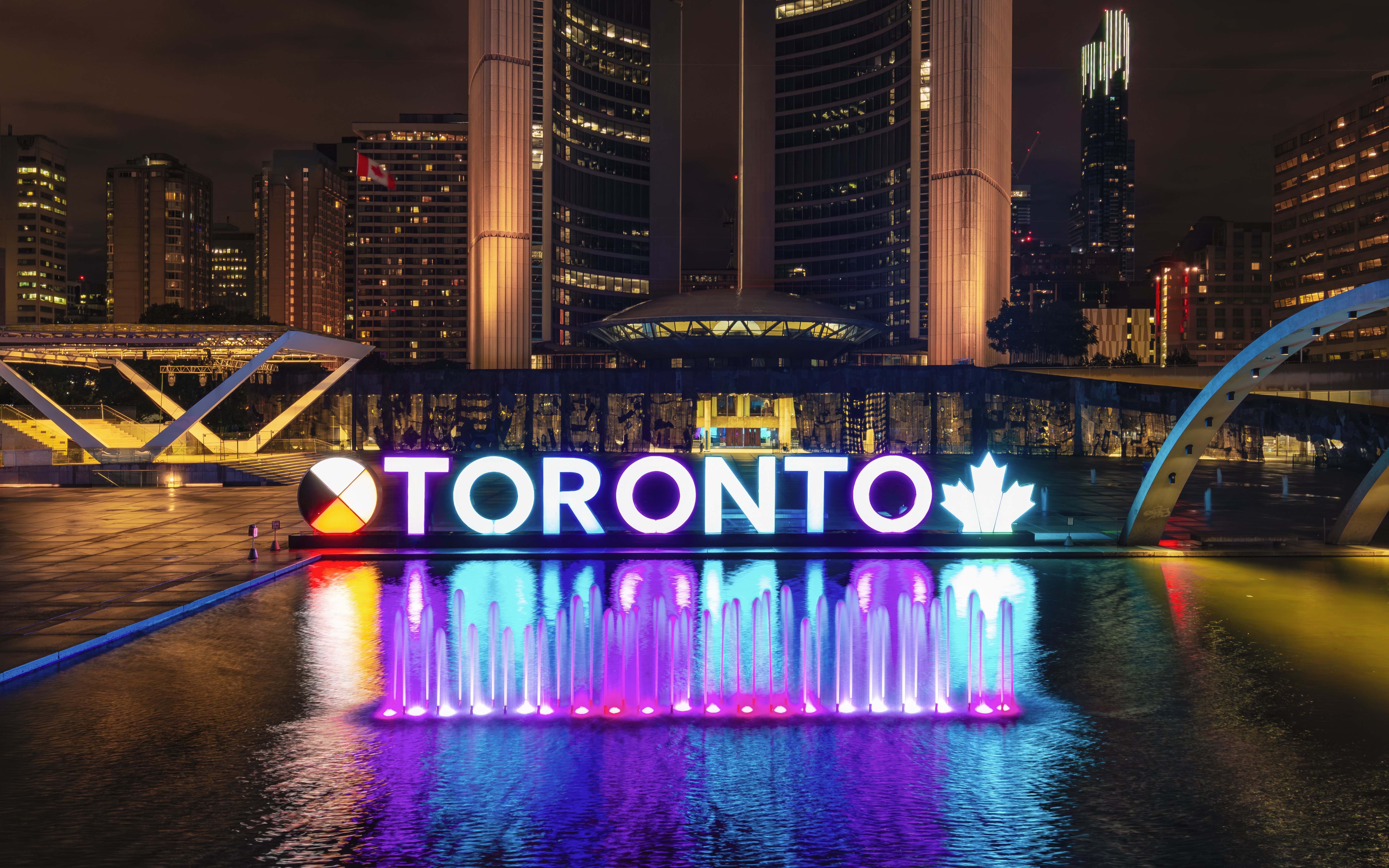 Lumières du centre-ville de Toronto