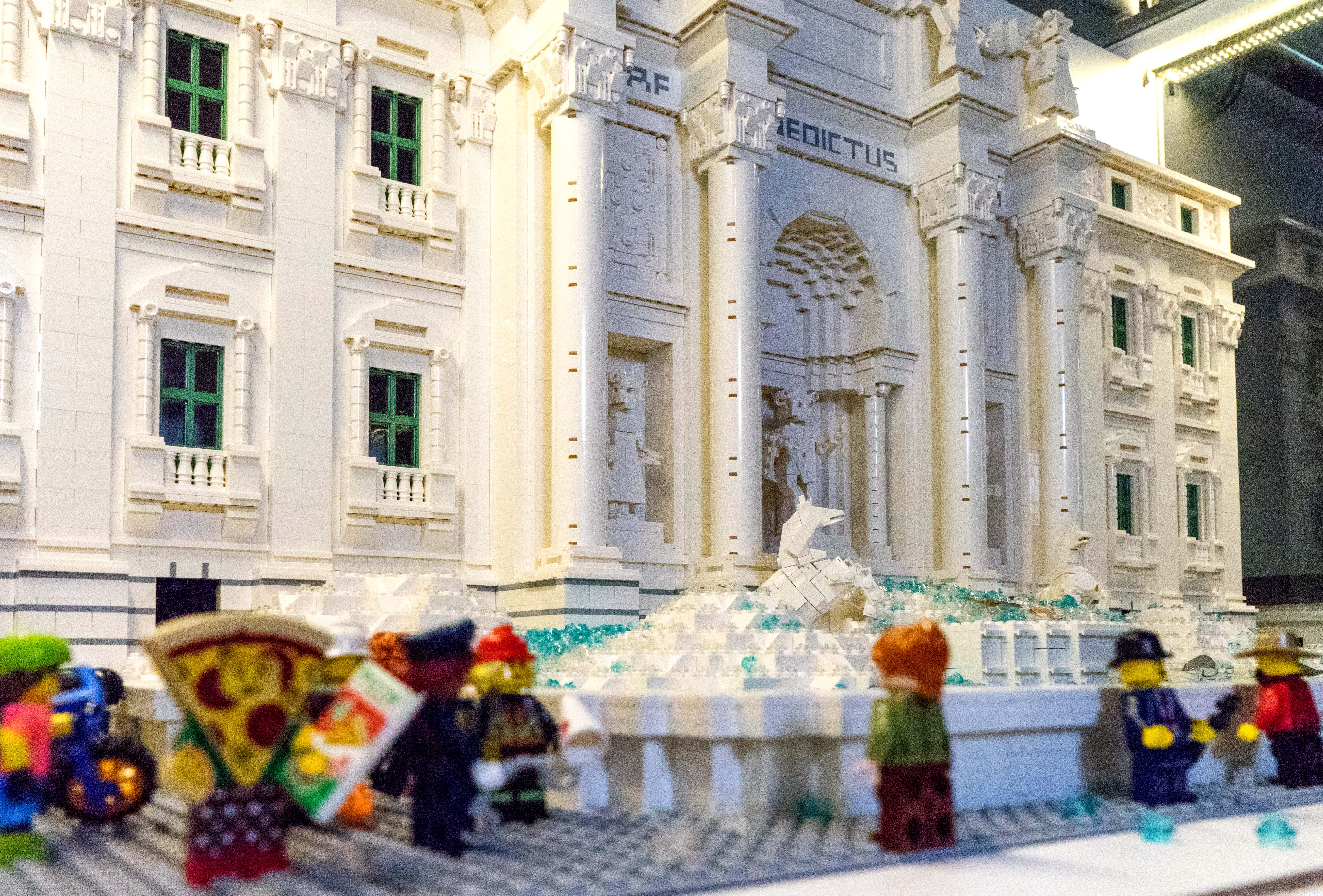 Iconic Landmarks Section at LEGO Museum Prague