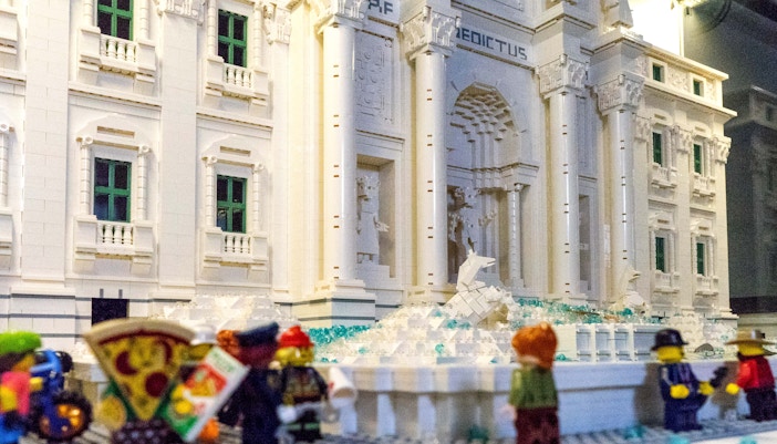 Iconic Landmarks Section at LEGO Museum Prague