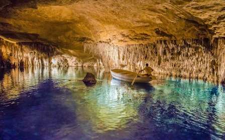 From Palma: Caves of Drach and Hams Entrance and Pearl Factory Visit
