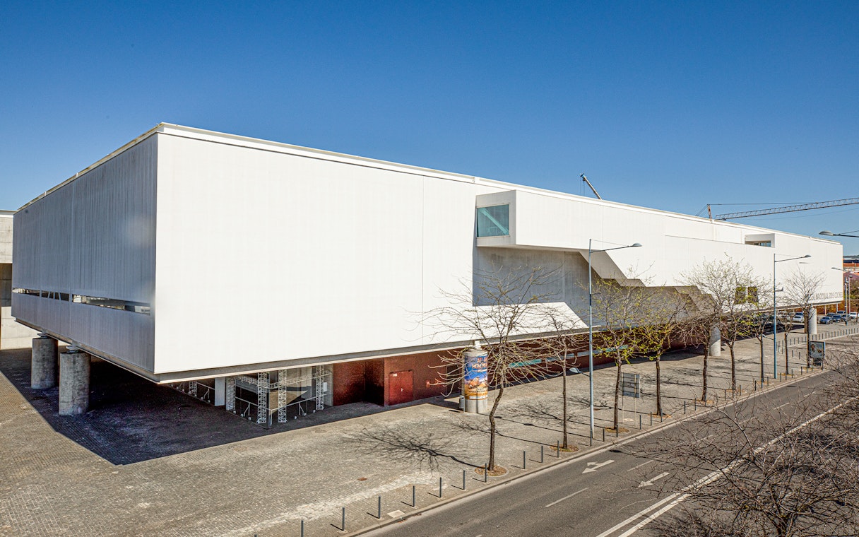 National Coach Museum modern building exterior in Lisbon, Portugal.