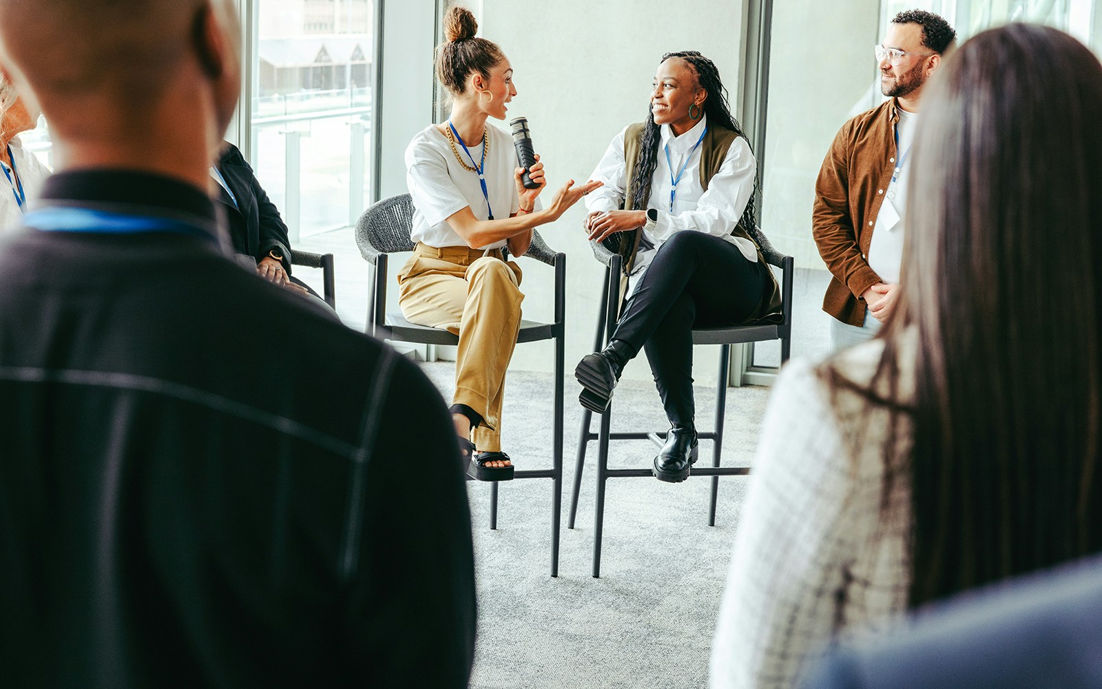 Leaders in discussion at Osaka Expo 2025 event.