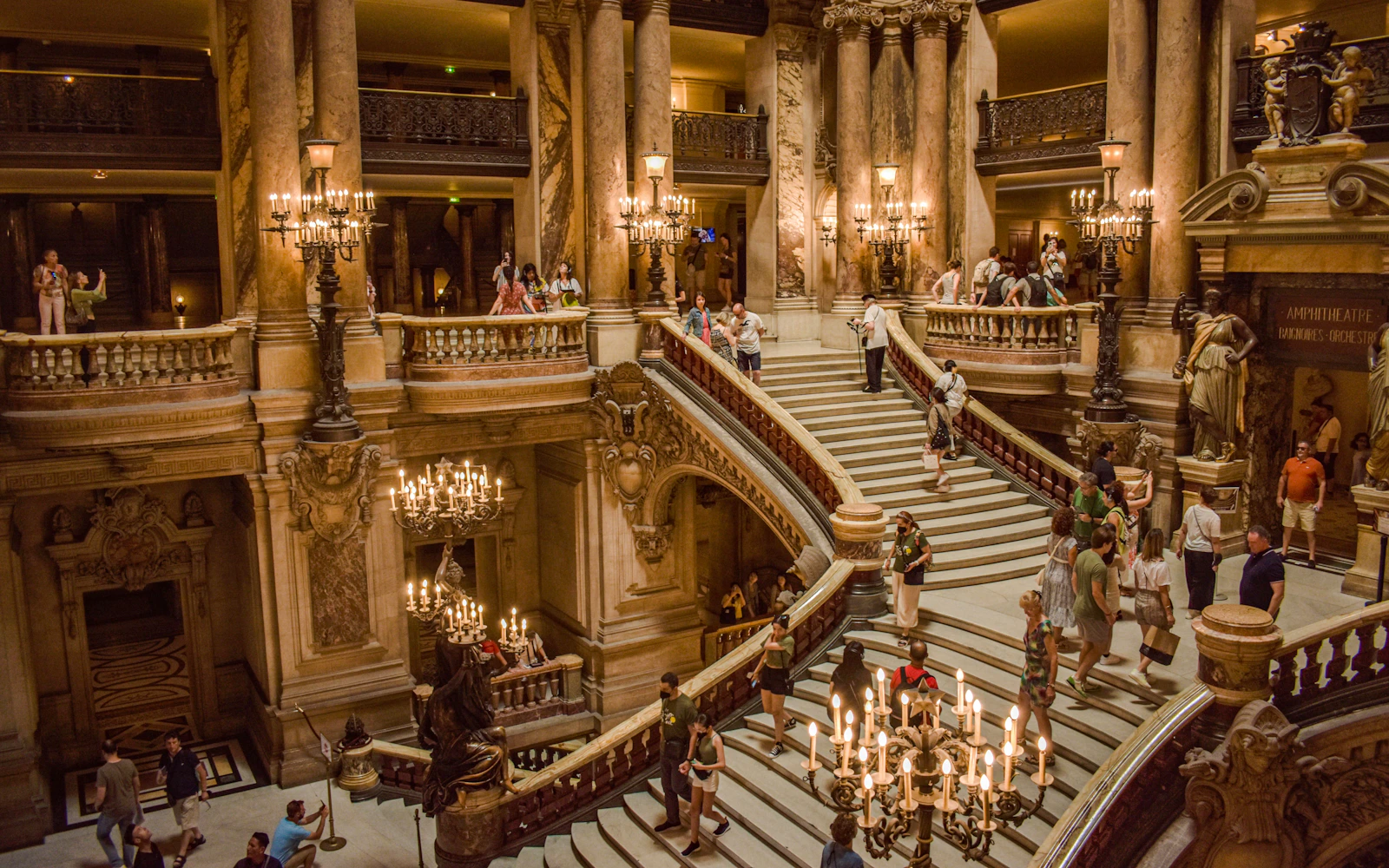 30+ Paris Icons Walking Tour with Opéra Garnier Visit and Galeries Lafayette Wine Tasting