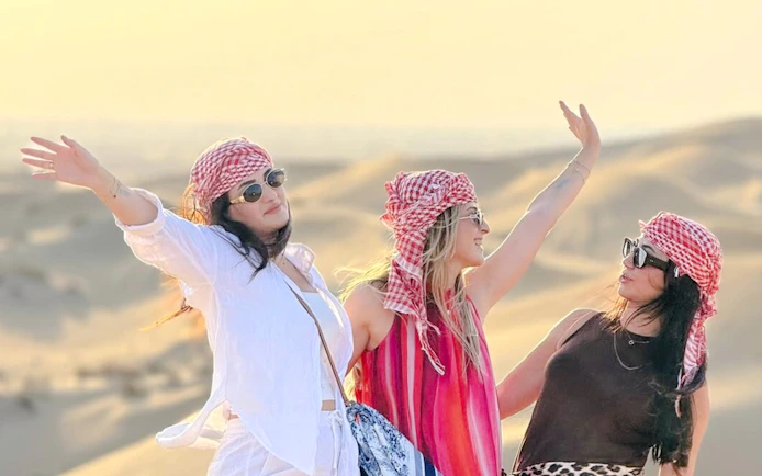 Dubai Evening Desert Safari with 4x4 Dune Bashing, BBQ Dinner, Live Shows & Hotel Transfers