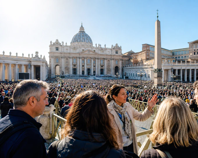 Vatican Papal Audience at St. Peter's Square with Spanish-Speaking Guide (Product 55057)