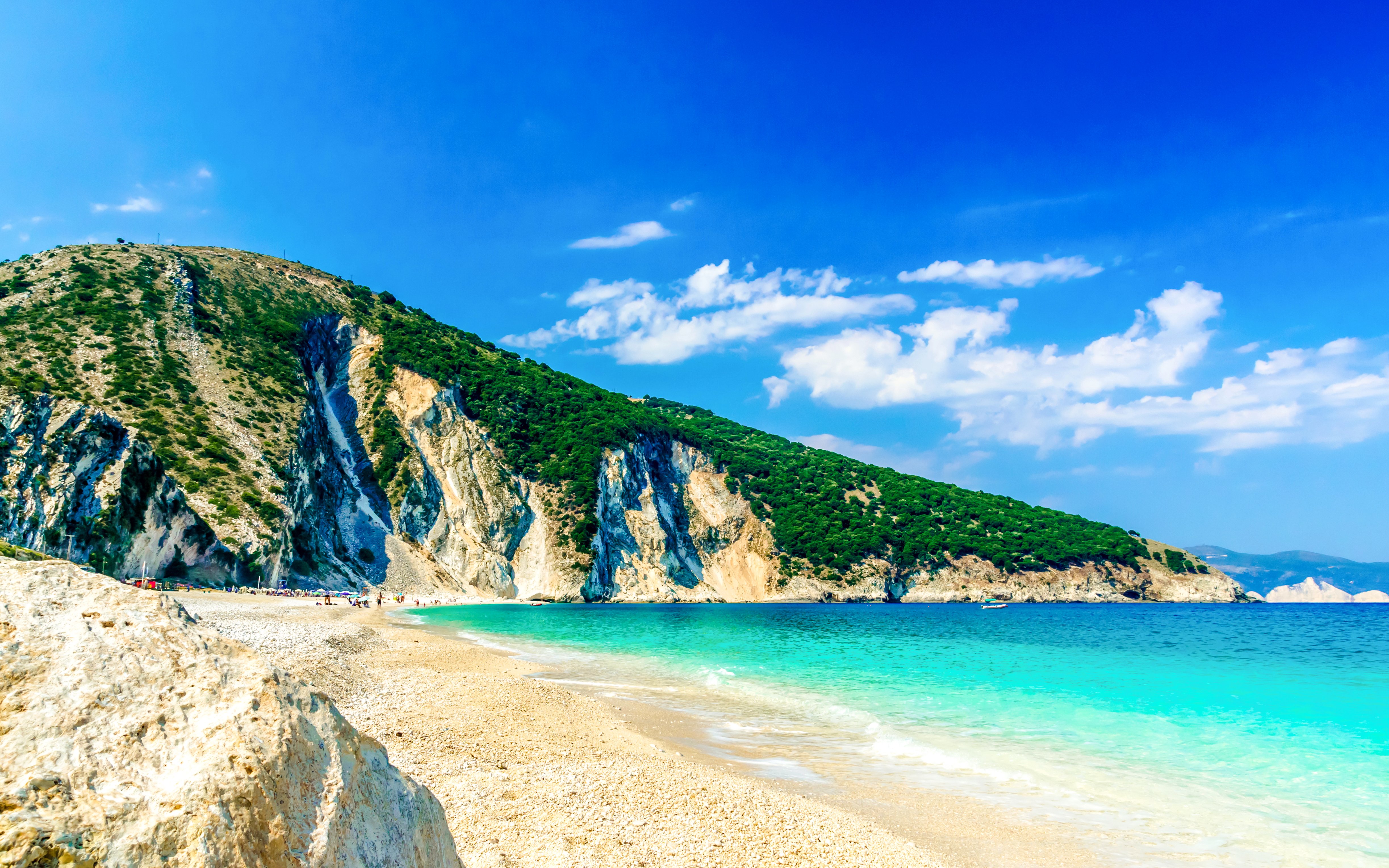 Udsigtspunktet ved Myrtos-stranden