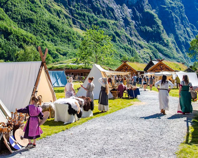 From Bergen: Day Trip to Viking Village & UNESCO Fjord Cruise from Flam