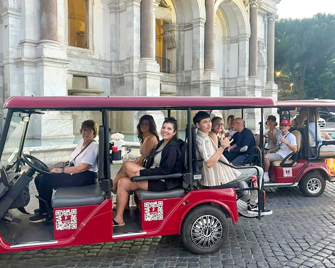 Golf Cart Tour: Express Highlights of Rome - 1.5 hr