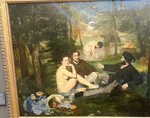 The Luncheon on Grass - Edouard Manet In Orsay Museum Paris, France