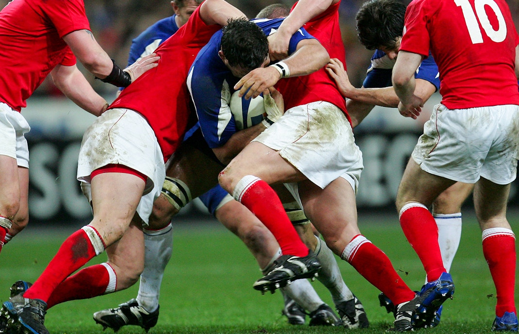 Rugby match at the Stade de France