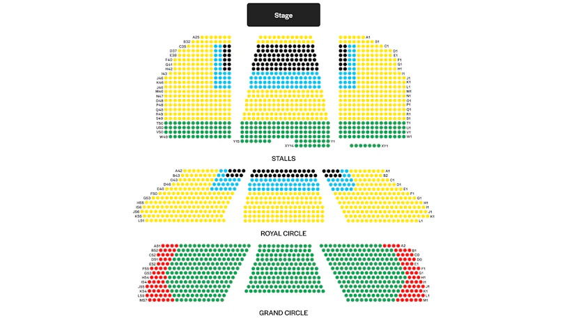 London Palladium Seating Plan | Best Seats, Best Views, Best Prices