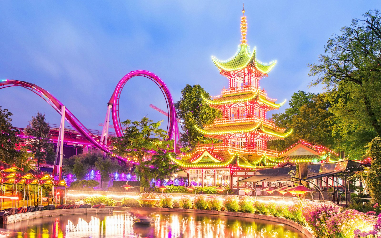 Tivoli Gardens in Copenhagen