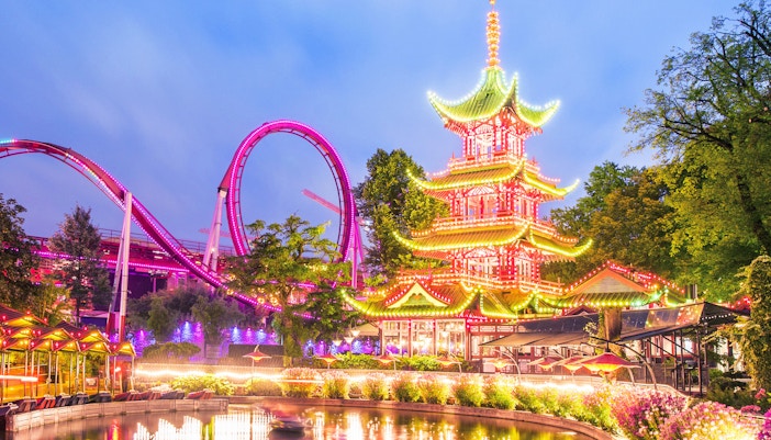 Tivoli Gardens in Copenhagen