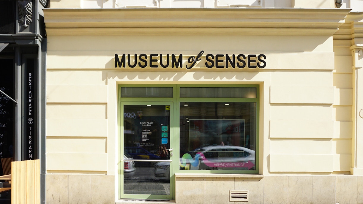 Architecture of Museum of Senses Prague