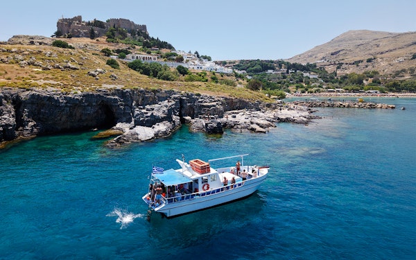 Lindos: Sunset Cruise with Unlimited Aperol, Beers & Wine