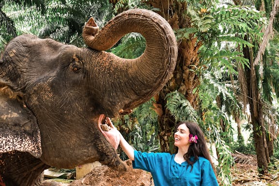 krabi elephant shelter experience with round-trip hotel transfers-8