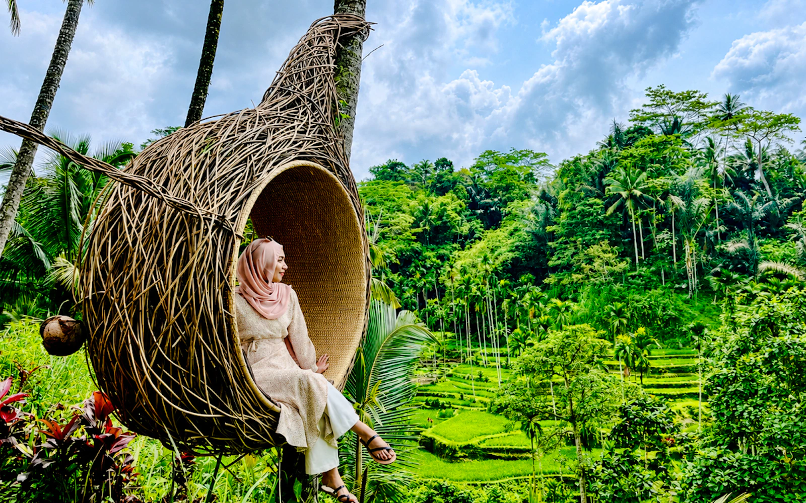 Ubud Private Rice Terrace Zipline, Sky Bike and Jungle Swings