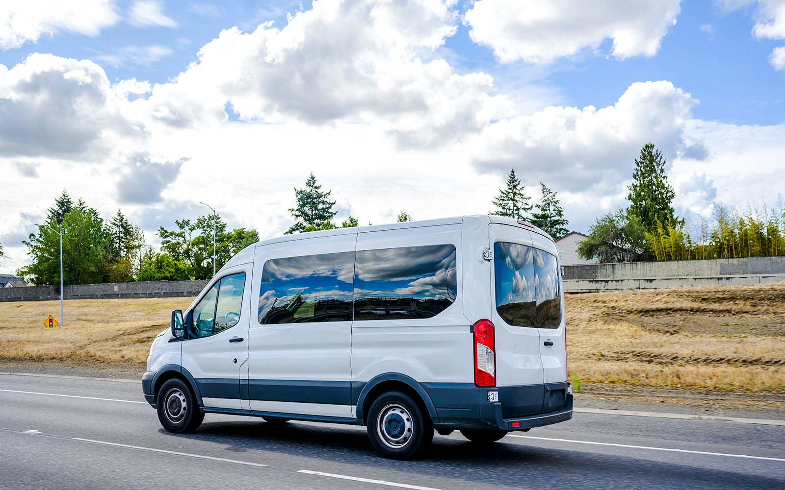 Minivan used for transfers
