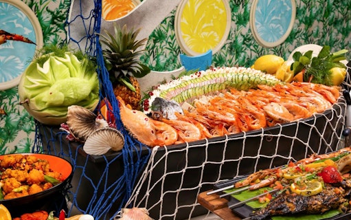 palazzo versace dubai: „giardino ocean feast“-abend-buffet-4