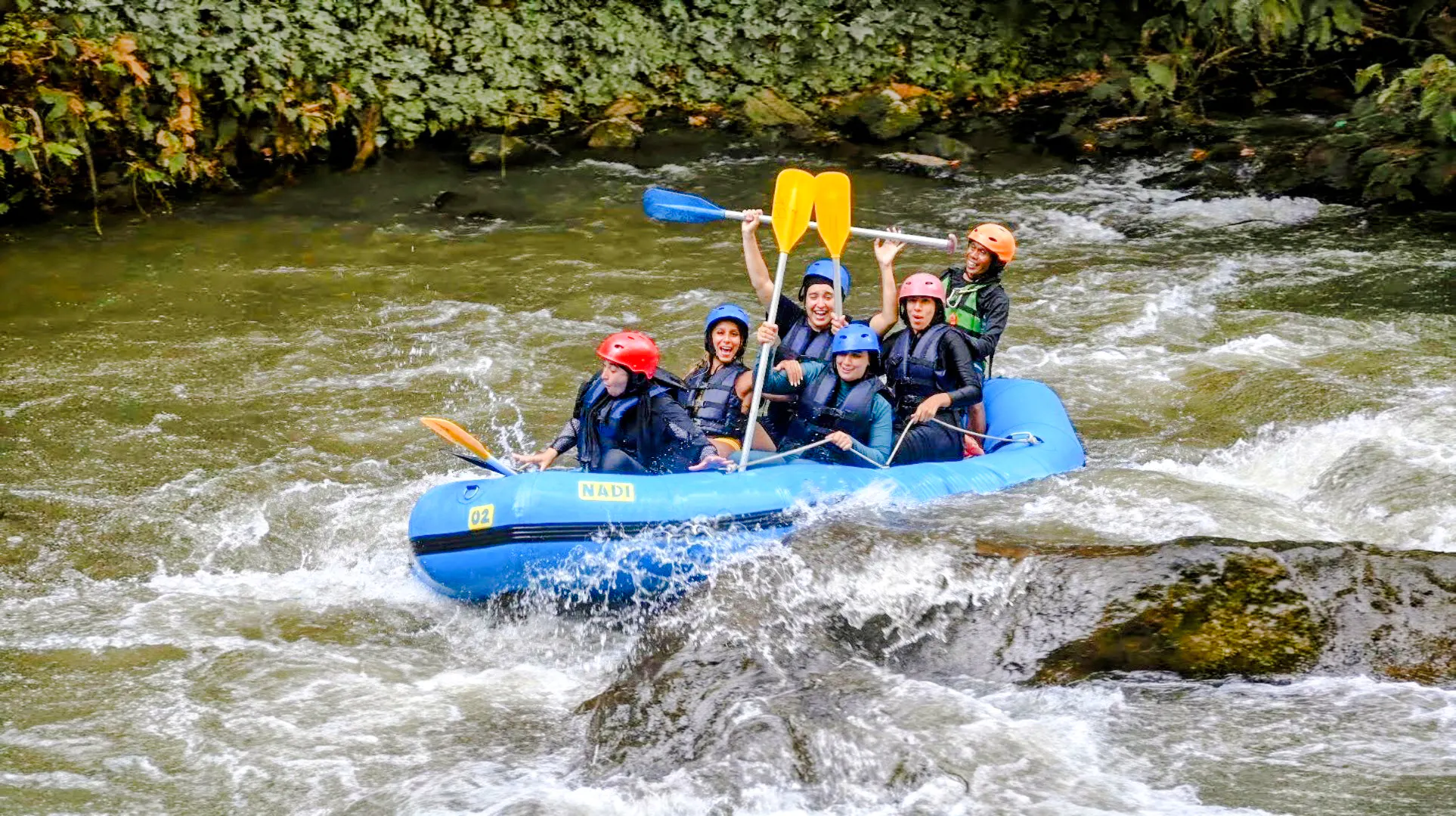 ubud: ayung river white water rafting-1