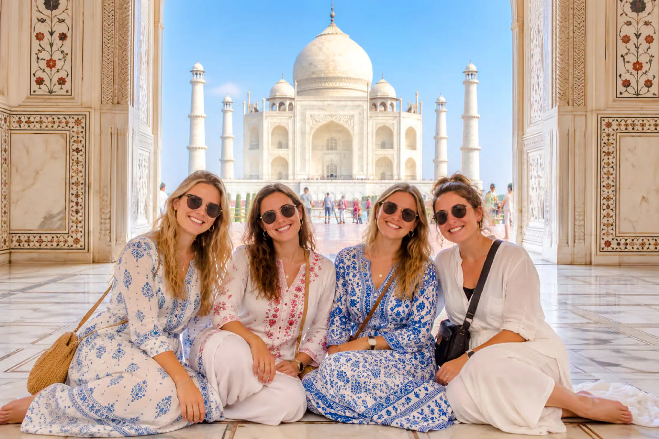 From Agra: Skip-the-Line Taj Mahal and Agra Fort Tour by Car