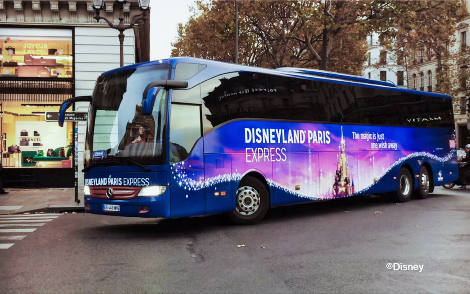 comfortable transfer to and from Disneyland Paris