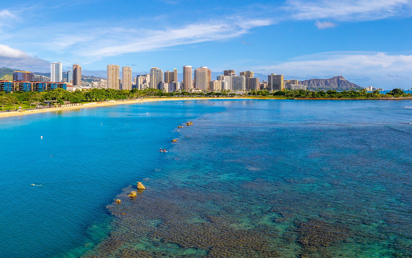 Korallrev och tropiska fiskar